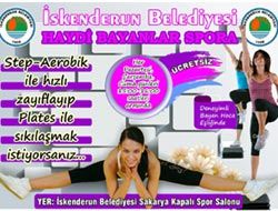 BELEDYEDEN BAYANLARA CRETSZ SPOR