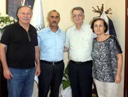 3 Elektrik mhendisi Arsuz Belediye Bakan Culha'y ziyaret etti